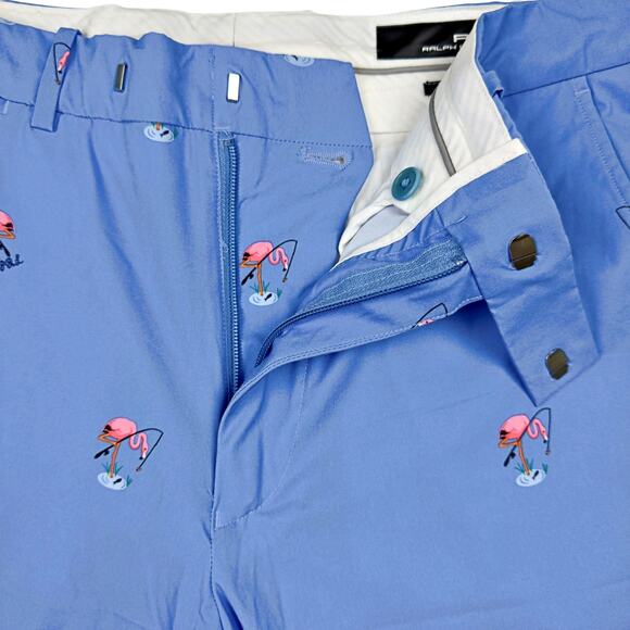 RLX Ralph Lauren Performance Tailored Water Repel Golf Pants Flamingo 33x32 - Picture 2 of 6